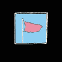 Wire enamel badge